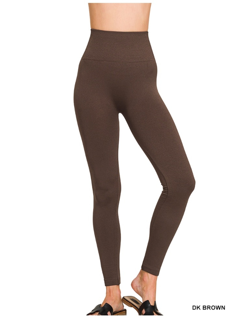 ❤️Zenana dark brown FLEECE HIGH WAIST
LEGGINGS